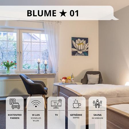 Blumenvilla 1 Mit Begehbarer Dusche, Sauna Und Garten Schneverdingen Dış mekan fotoğraf