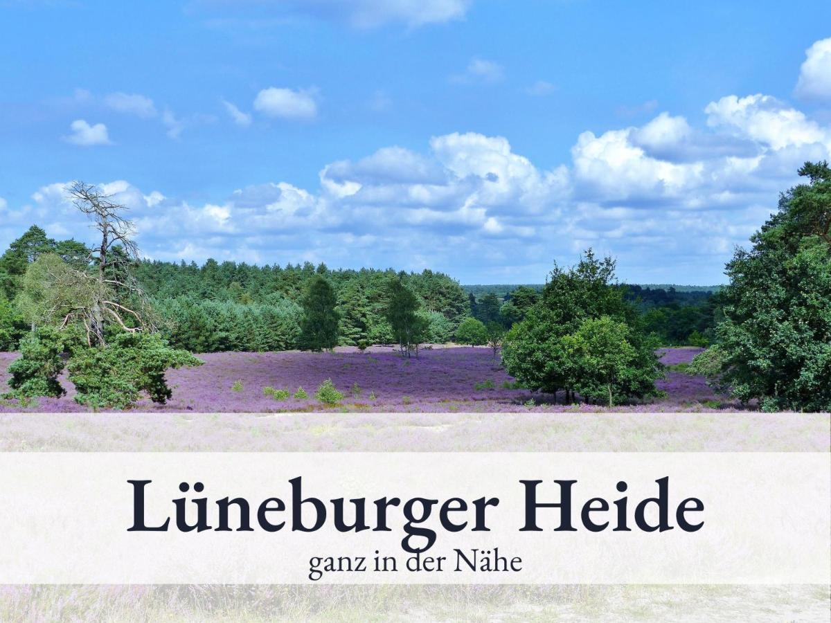 Blumenvilla 1 Mit Begehbarer Dusche, Sauna Und Garten Schneverdingen Dış mekan fotoğraf